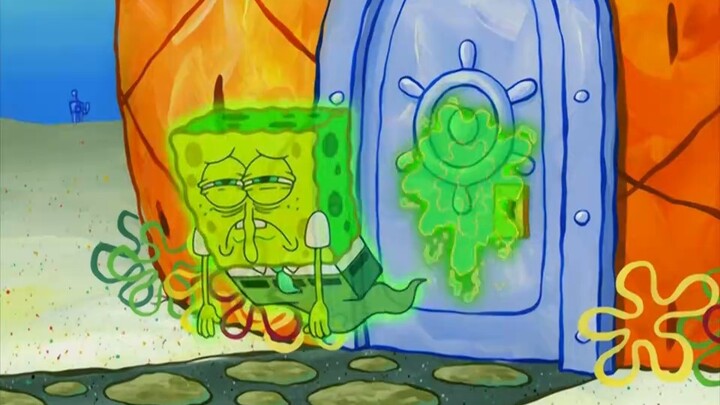 Pink and yellow idiots turned into ghosts to scare Lao Zhang - Part 2 #SpongeBob #Secondary