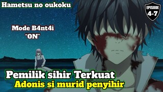 Pemilik sihir terkuat , adonis si murid penyihir | alur cerita hametsu no oukoku