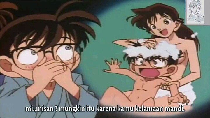 BIKIN TEGANG | CONAN DAN RAN MANDI BARENG