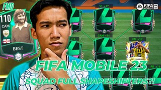 Mencoba Squad Full Shapeshifters!? w/ 110 Best, 109 Hagi & 108 Veron! | FIFA Mobile 23 Indonesia