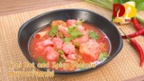 Thai Hot and Spicy Yentafo | Thai Food | ต้มแซ่บเย็นตาโฟ