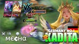 Germany Best Kadita Totally Destroyed 2 Supreme! | Top Global Kadita Gameplay By мє¢нα ~ MLBB