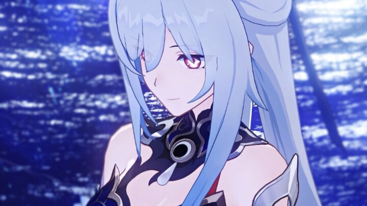 White hair, red eyes, cold master