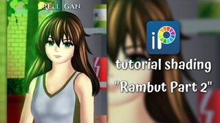Tutorial Shading Rambut🧚🏻🍃||Sakura School Simulator (ibis paint x