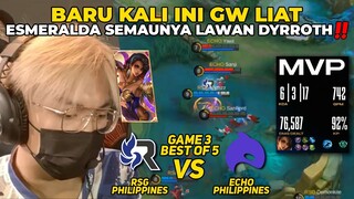 TRLALU GILA INI COMEBACKNYA ‼️ NI ORANG MAKE ESME KYK KERASUKAN SETAN - MPL PH ECHO VS RSG PH GAME 3