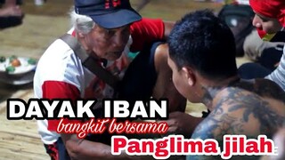 suku DAYAK IBAN bersama PANGLIMA JILAH