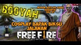 Cosplay Jadi Bapak Biksu Sampe Booyah Kill 20-FREEFIRE BATTLEGROUND INDONESIA