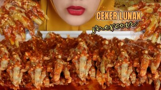 NIKMAT FULL || ASMR CEKER LUNAK KUAH MERCON || PEDAS NYA BIKIN DOWEEERR 😝😝😝|| ASMR INDONESIA