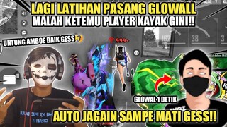 SOLO SQUAD SAMBIL LATIHAN GLOWAL 1 DETIK MALAH KETEMU PLAYER NGELAG!!