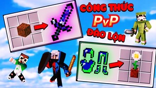 MINECRAFT ĐẠI CHIẾN ĐẢO LỘN NOOB TEAM ** CHẾ TẠO KIẾM VIP NHẤT MINECRAFT TỪ BÔNG HOA