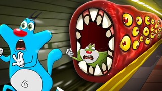 Roblox Train Eater Try To Eat Everyone With Oggy And Jack