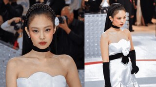 Jennie at Met Gala | see her more pictures from the Event! #trending #jennie #blackpink