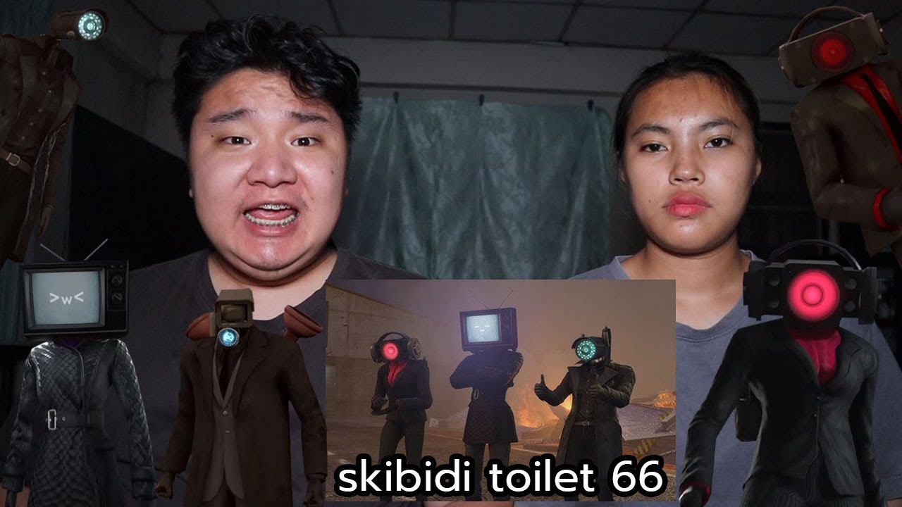 เจ้าหมีปลอมตัวเป็น Skibidi Toilet Spy - BiliBili