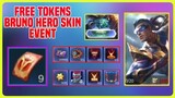 Free Tokens For BRUNO Hero skin " Firebolt " Encore Event | Release Date For Free Tokens | MLBB