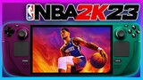 NBA 2k23 Steam Deck Exhibition And Park Gameplay, High Graphic Settings, 60 FPS