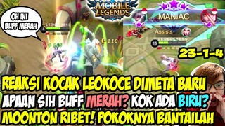 REAKSI PERTAMA LEOKOCE MAIN ML SETELAH UPDATE DIMETA YANG BARU!! TERLALU BARBAR!!