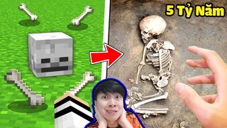 Vinh Thấy Hóa Thạch Bộ Xương 5 Tỷ Năm Ở Dưới Đất !! Minecraft ĐỪNG LẠI GẦN ? VÌ NÓ KHÔNG TỐT