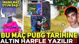 PUBG MOBİLE TARİHİNE GEÇECEK MAÇ! HEYECANDAN ELLERİMİN TİTREDİĞİ O MAÇ! / Pubg Mobile Gameplay