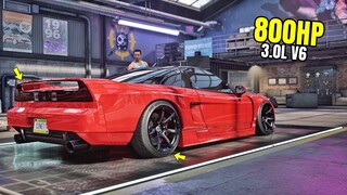 Need for Speed Heat Gameplay - 800HP HONDA NSX TYPE-R Customization | Max Build