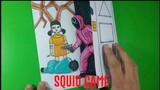 How to Draw an SQUID GAME SURPISE FOLD Very Easy Trò Chơi Con Mực