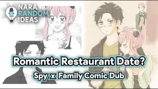Romantic Restaurant Date [Spy X Family Comic Dub] [Anya] [Sy-On Boy] [Damian] [Damianya] [Yor Loid]