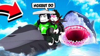 DUO KOCAK LAWAN HIU PALING GANAS DI ROBLOX!!!