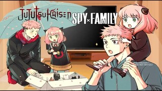 Spy Eden Academy reacts to Yuji Itadori and Anya Forger