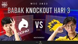 [ID] MSC Knockout Stage Day 3 | ECHO VS ONIC | Game 1