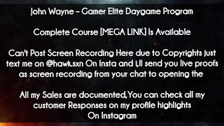 John Wayne course  -Gamer Elite Daygame Program download