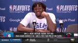 76ers win in 6 - Tyrese Maxey on Miami Heat def. 76ers to take 2-0 lead East Semifinal Playoffs
