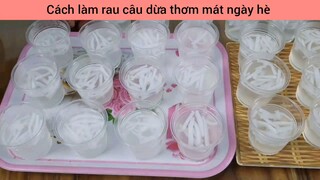 Làm rau câu 🥥🥥 thơm ngon