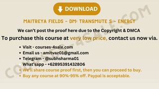 [Course-4sale.com]- Maitreya Fields – DM: Transmute S – Energy