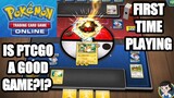 *FIRST TIME PLAYING POKEMON TRADING CARD GAME ONLINE* (PTCGO Gameplay)
