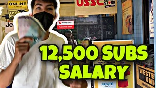 YOUTUBE SALARY OF 12,500 SUBSCRIBERS