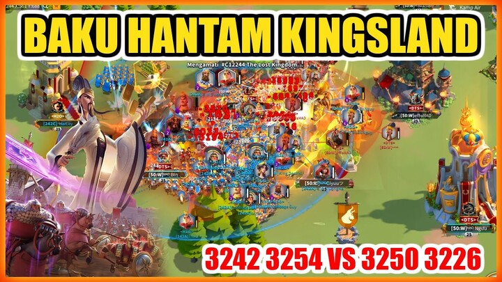 BAKU HANTAM WAR KINGSLAND SOC 3242 3254 VS 3250 3226 ROK !!