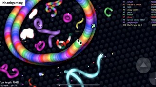 Slither.io A.I. 100,000+ Score Epic Slitherio Gameplay #89 7