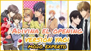 Adivina el OPENING del ANIME versión YAOI- BL / NIVEL Experto fujoshi y fudanshi