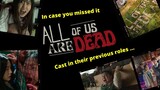 All of Us Are Dead | All of Us Are Dead Cast before | All of Us Are Dead Cast Previous Roles