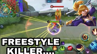 FREESTYLE KILLER || TORNADO FANNY MONTAGE || Mayhem Mode #1 || Mobile Legends Bang Bang