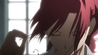 "The attribute of the Aozaki family is 'wind' - when we part, the wind blows and we disappear withou