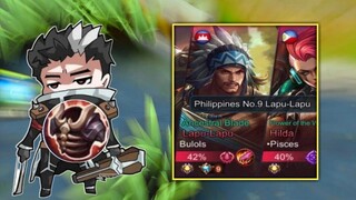 AkoBida Meets TOP Philippines Lapu Lapu - TOP GLOBAL GRANGER GAMEPLAY - AkoBida MLBB