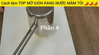 Cách làm TÓP MỠ GIÒN RANG NƯỚC MẮM TỎI 🌶🌶 #4