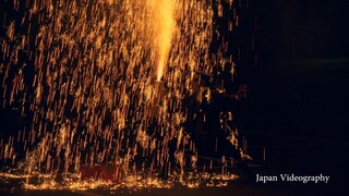 [HD]TEZUTSU HANABI 2017年 河津桜まつり 駿河木嶋手筒組花火実演 Japanese Traditional firework