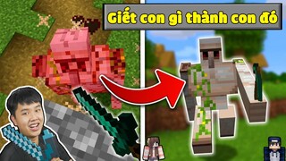 Minecraft, Nhưng bqThanh Tiêu Diệt Con Gì Biến Thành Con Đó ? Troll Ốc...