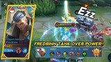 MVP!! Fredrinn Tank Best Build 2022 EZZ WIN!? | Gameplay Fredrinn MLBB