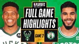 BUCKS vs CELTICS FULL GAME 2 HIGHLIGHTS | 2022 NBA Playoffs Highlights Bucks vs Celtics NBA 2K22