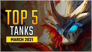 Top 5 Best Tanks in March 2021 | Belerick Enters the List! | Mobile Legends