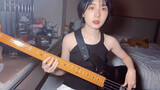 "Can't Stop" of Red Hot Chilli Peppers was covered by a girl with bass
