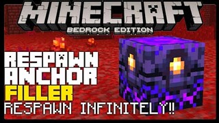 Minecraft Bedrock: RESPAWN ANCHOR FILLER! MCPE PC Xbox PS4 Switch