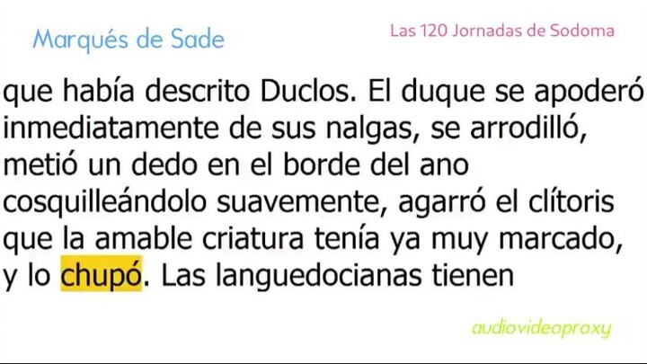 Marqués de Sade - Las 120 Jornadas de Sodoma 2/4